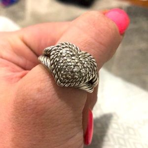 Judith Ripka 925 heart shaped ring!